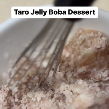 Boba x Taro Sago Dessert