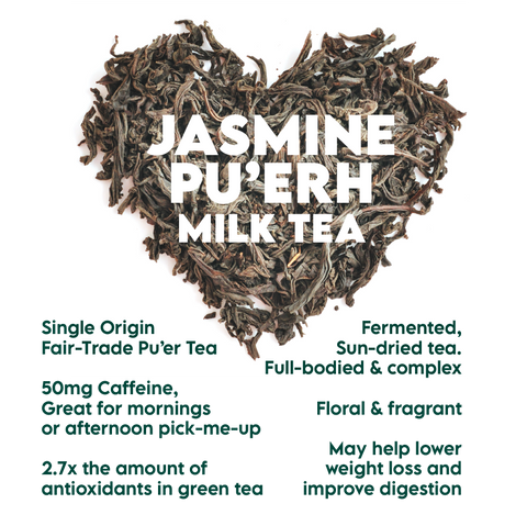 Jasmine Pu'erh Milk Tea 12-Pack