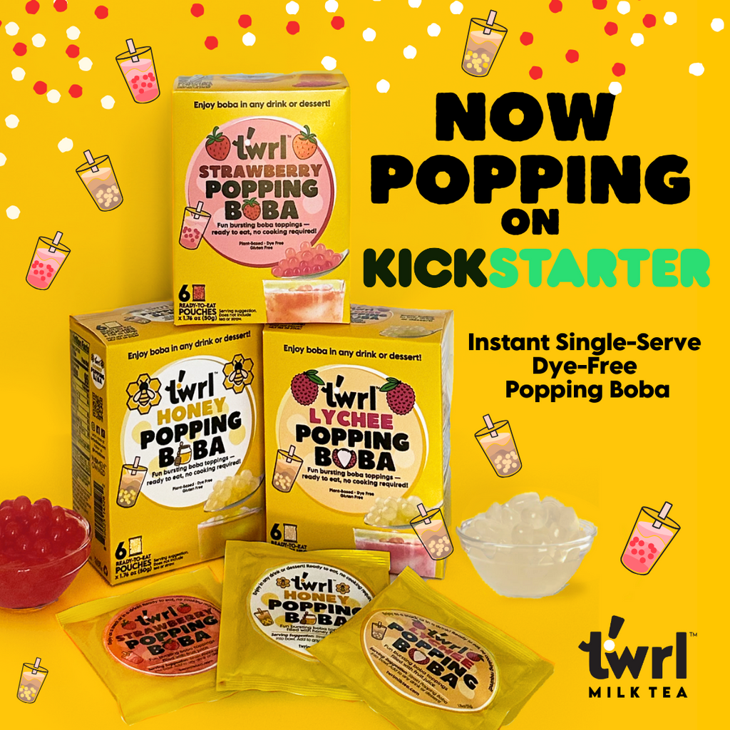 Twrl Milk Tea Launches First Single-Serve, Plant-Based Popping Boba: A Dye-Free Innovation Redefining the At-Home Boba Tea Experience