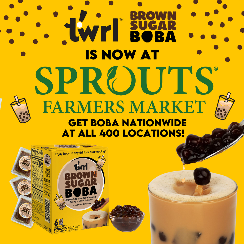 Twrl Milk Tea Introduces Its Bestselling Brown Sugar Boba   to Sprouts Farmers Markets Nationwide