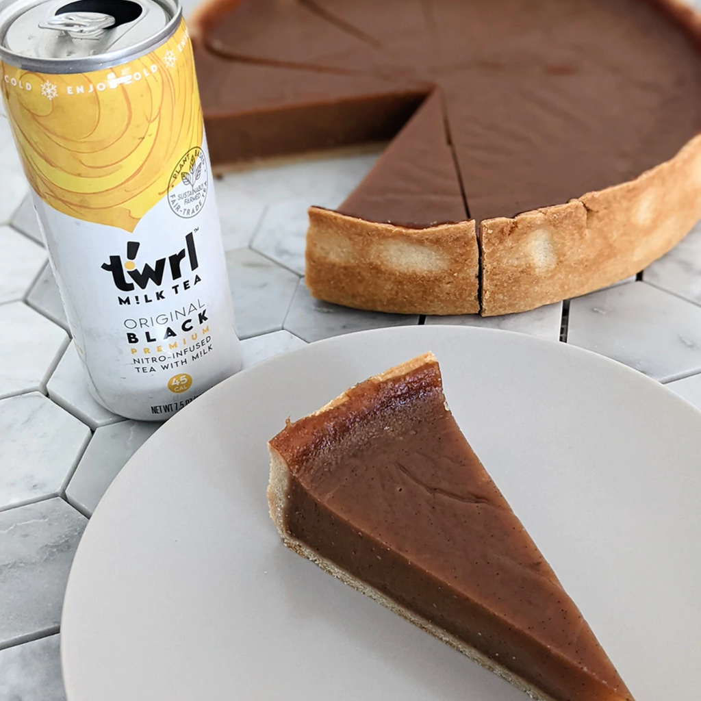 Vegan Milk Tea Flan Tart Recipe