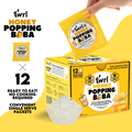 Honey Popping Boba 12-Pack - Single Serve, Dye-Free, Vegan