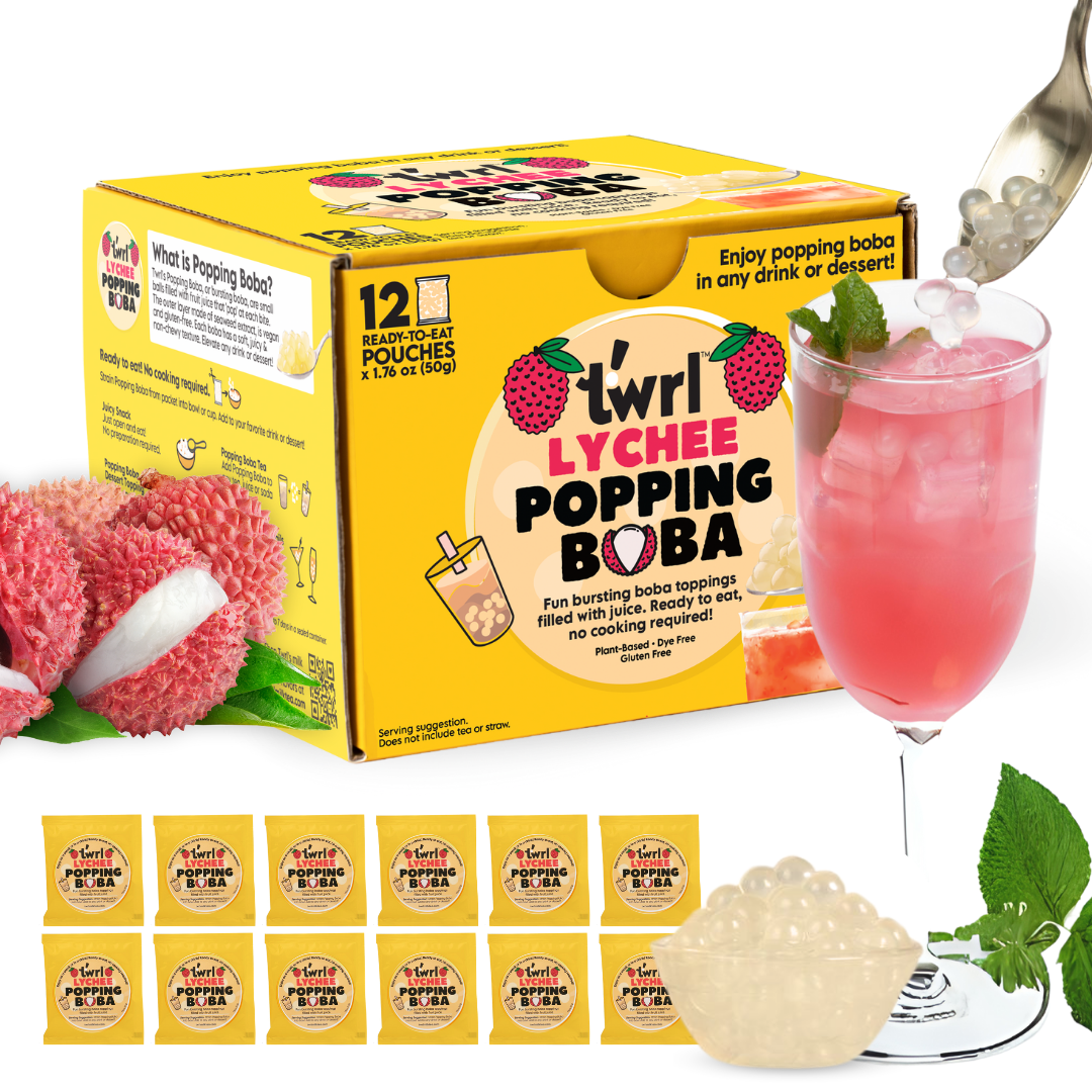 Lychee Popping Boba 12-Pack