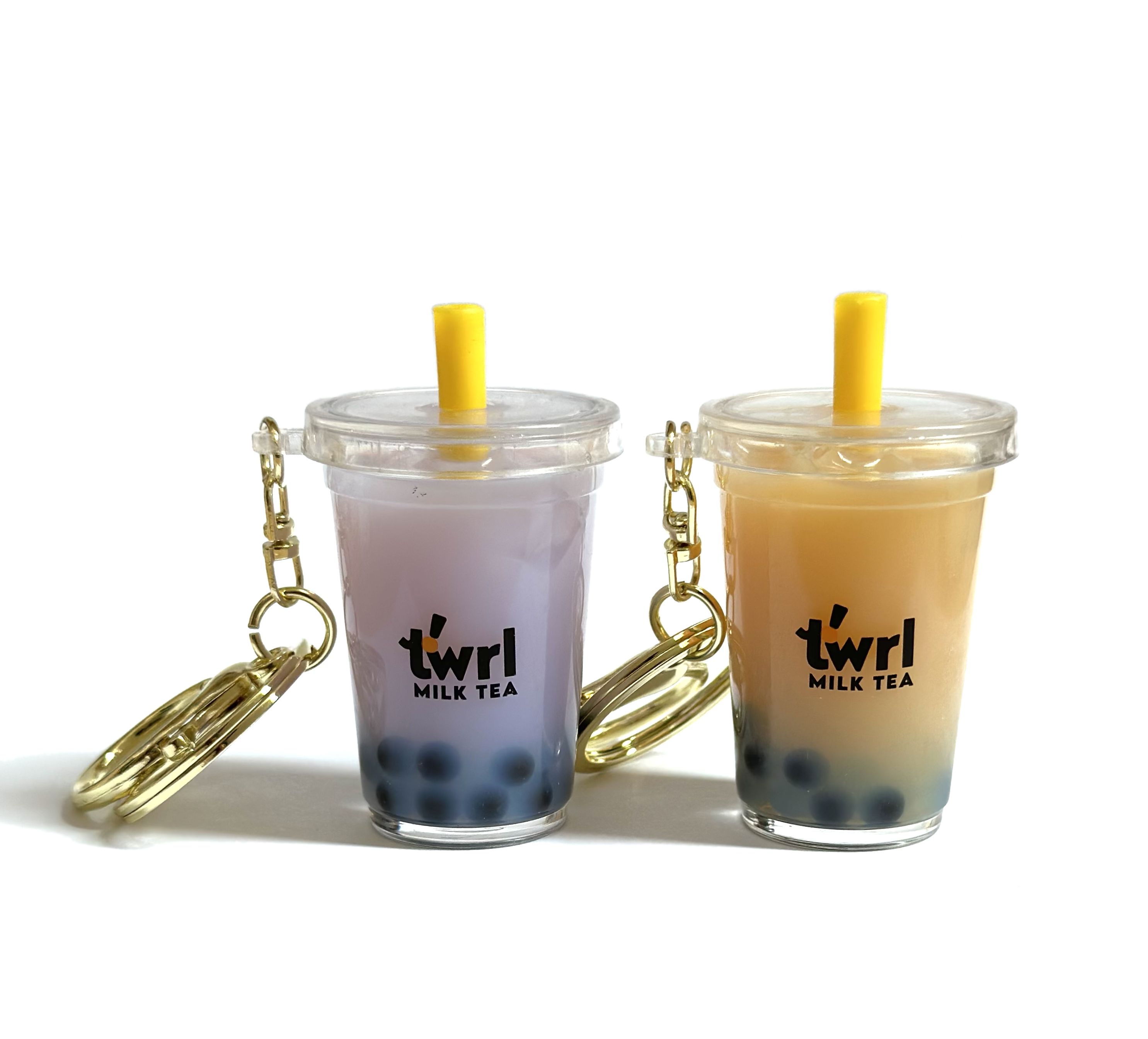 Twrl Boba Milk Tea Keychain