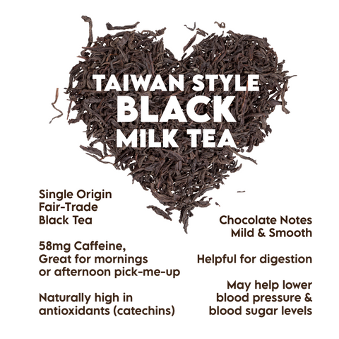 Taiwan Style Black Milk Tea 12-Pack