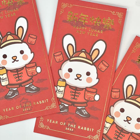 Twrl Year of the Rabbit Red Envelope (Set of 5)